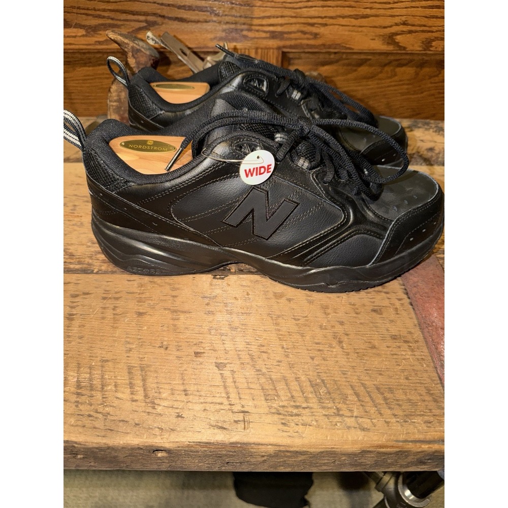 New Balance MX624AB2 Cross Training Shoes Mens 10.5 6E Extra Wide Black Leather